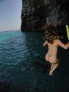 Gabby Windey causes undop while fresh out of the shower in a steam picture